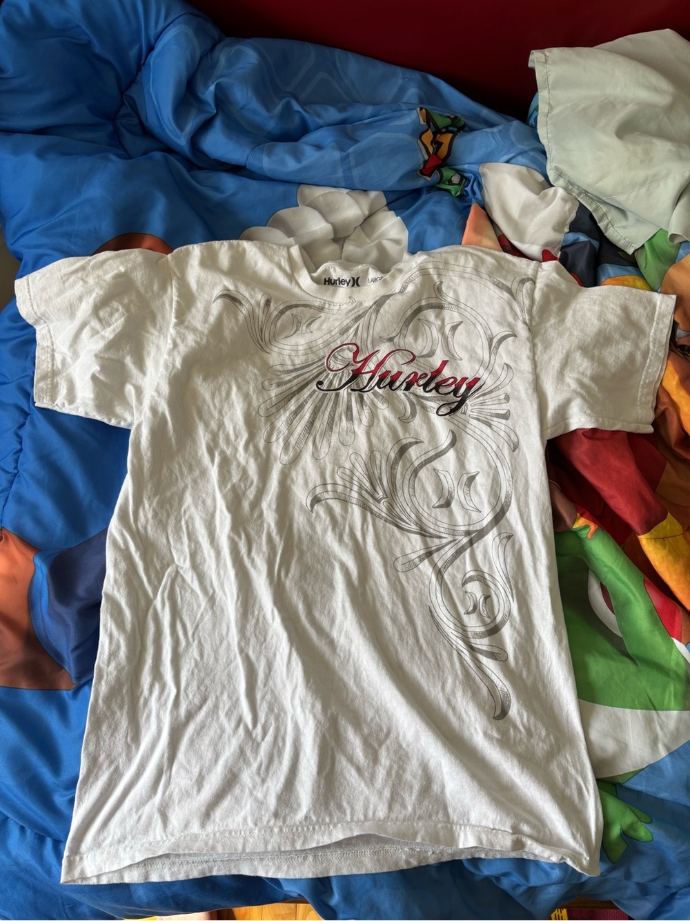 Hurley mens White Graphic Tee